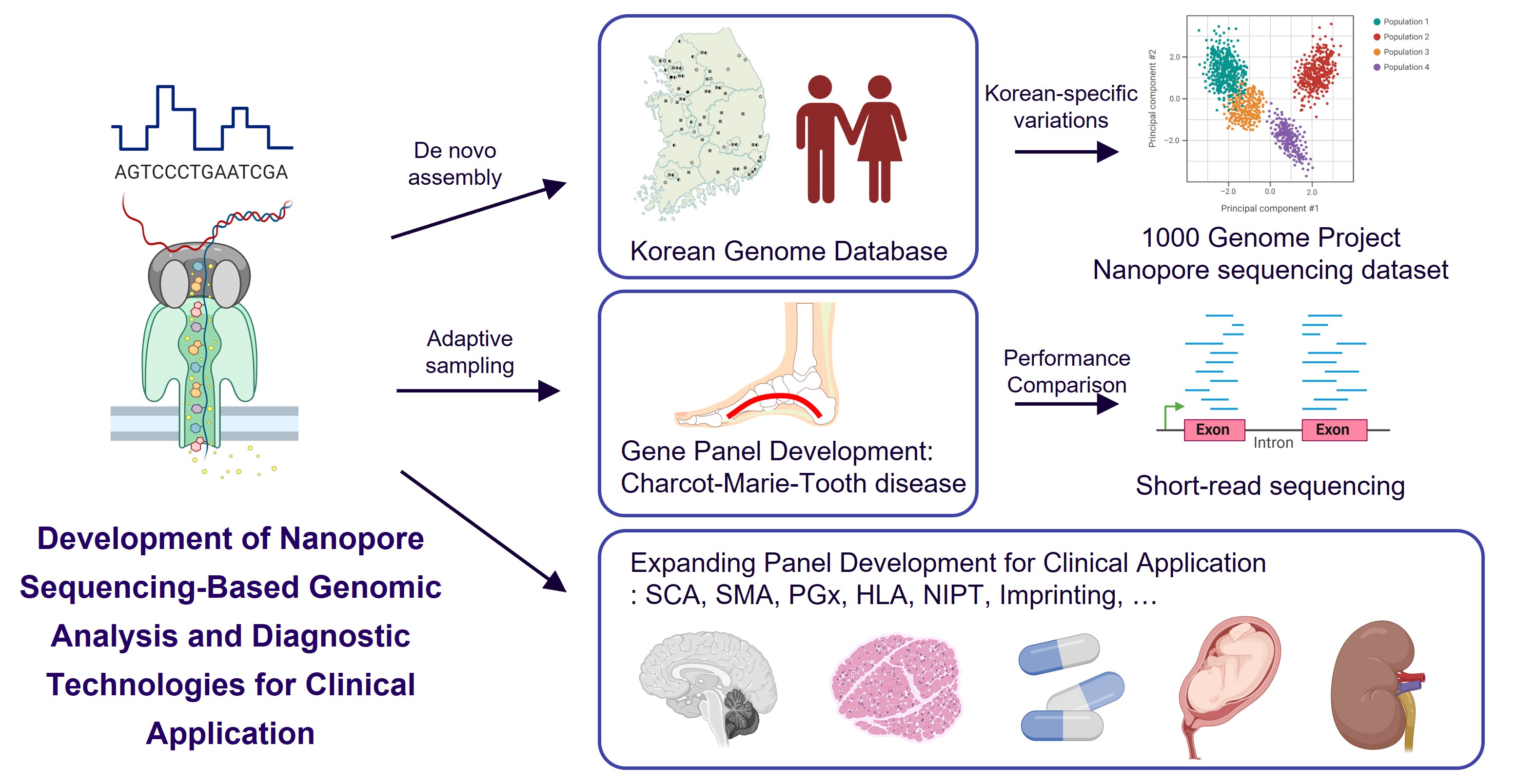 Development of Nanopore Sequencing-Based Genomic Analysis and Diagnostic Technologies for Clinical Application